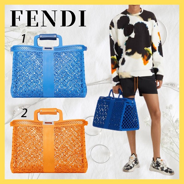 【即発】フェンディ バゲット フォーティ8 バスケット 偽物 バッグ 2色 7VA593AMT8F1KJP