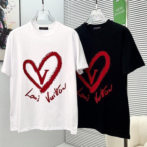 ルイヴィトン Tシャツ スーパーコピー コットン 2色 w23040601
