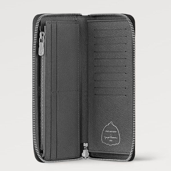 数量限定版ルイヴィトン LV × YK 草間彌生 ジッピーウォレット 偽物 長財布 M81971