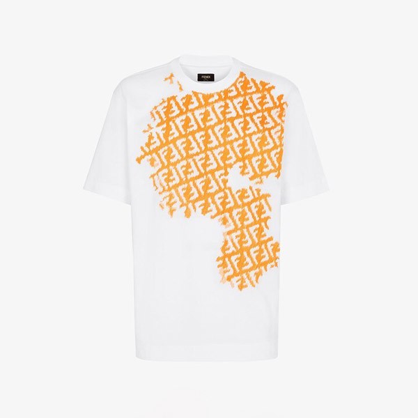 秋冬大セールフェンディ Tシャツ 偽物 FFバックル 半袖 クルーネック FY0936AN25F1K0X