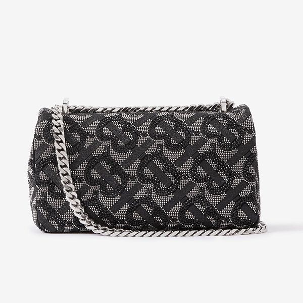 最新でオシャレバーバリー クリスタルモノグラム ローラバッグ ショルダー 偽物 3カラー 80661941