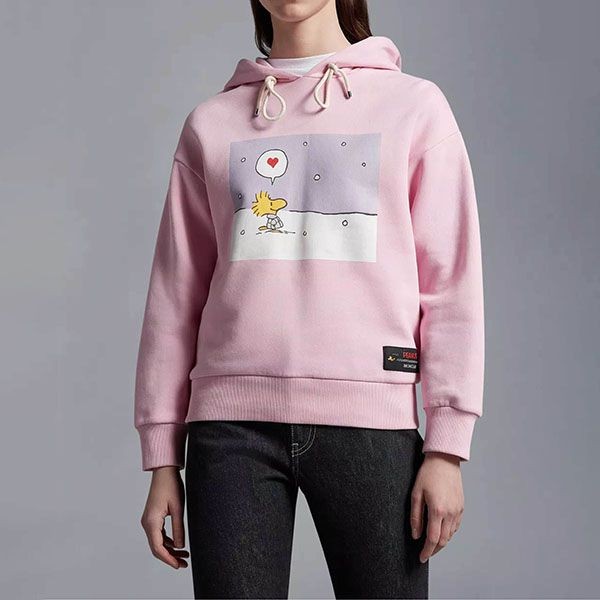 可愛いモンクレール ピーナッツSNOOPY フーディー パーカー 偽物 2色 I10938G00040899M9001