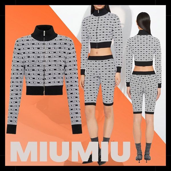 ミュウミュウ 偽物 ビスコース タートルネック カーディガン MMF718_12ZJ_F0967_S_231