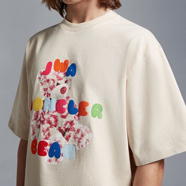 VIPセールモンクレール JW Anderson ロゴ Tシャツ 偽物 I109E8C00001