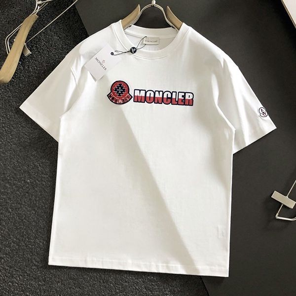 モンクレール ロゴ コットン 半袖 Tシャツ 偽物 w23052001