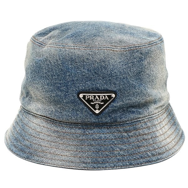プラダ バケットハットスーパーコピーデニム 2HC137 12K1 F0V3N DENIM