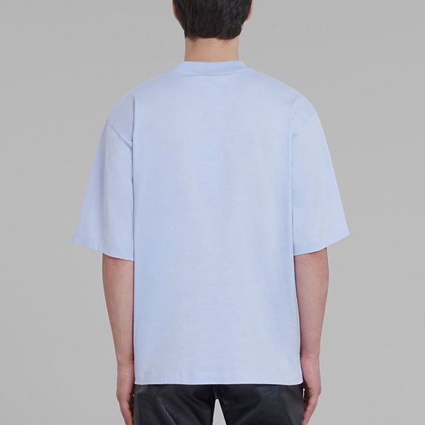 マルニ ロゴプリント クルーネックTシャツ 偽物 3色 HUMU0223PBUSCV18MWB54