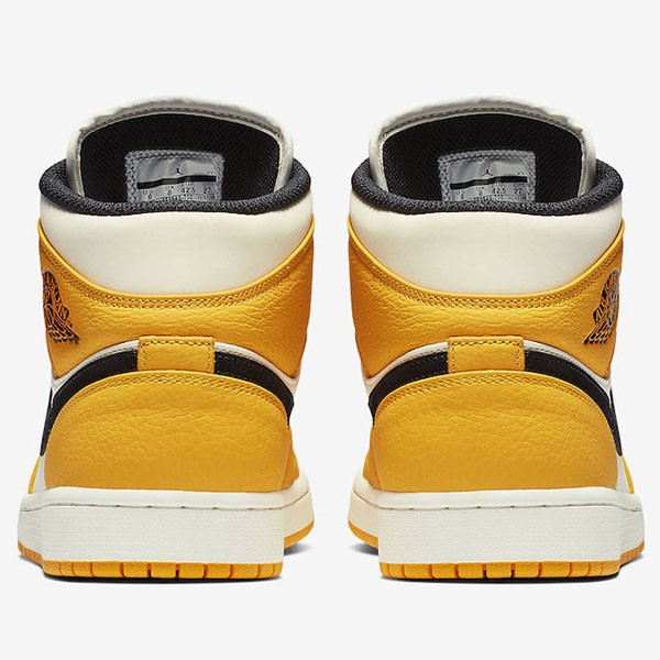 数量限定版ナイキ Air Jordan 1 偽物 Mid SE "Lakers" Gold SS 19  852542-700