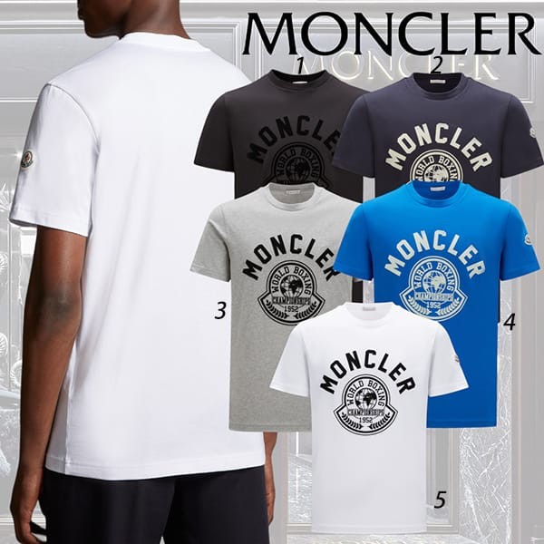 人気No1モンクレール ロゴモチーフプリント Tシャツ コピー 5色 22829HP73M