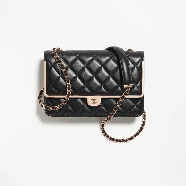 【ローズゴールド♡23P】シャネルチェーンウォレット 偽物