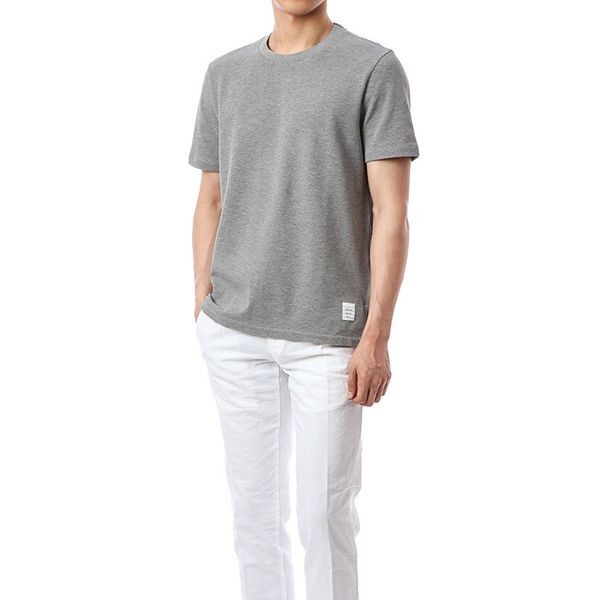 トム ブラウン 半袖Tシャツ 偽物 MJS056A 00050