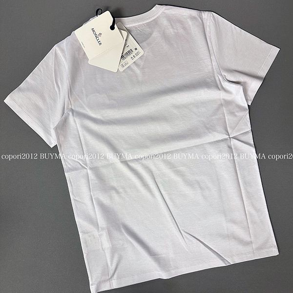 【かわいくて上品♪】モンクレール☆ダブルパッチ ロゴ Tシャツ 偽物I20918C000488390Y