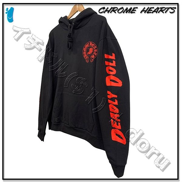 【追跡付き発送で安心】クロムハーツパーカー偽物 DEADLY DOLL HOODIE JESSY JO パーカー11231