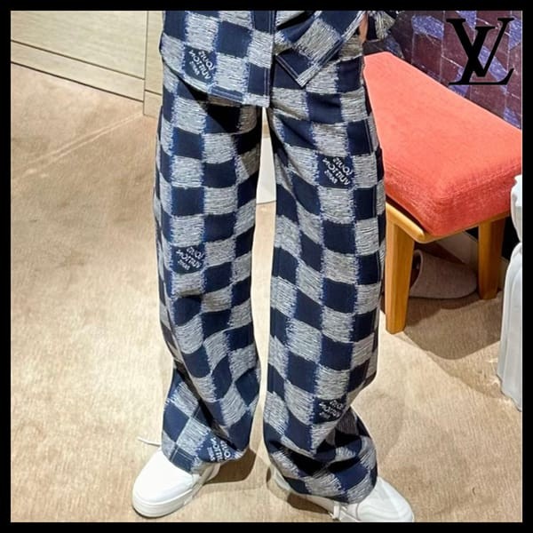 【限定カラー】ルイヴィトン ダミエウールワークウェアパンツ 偽物 1AFASA