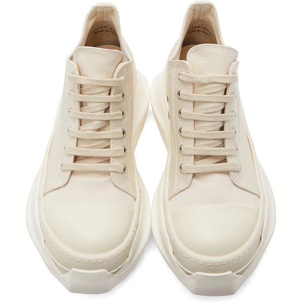 リックオウエンス DRKSHDW アブストラクト偽物 LOW SNEAK NATURAL/MILK(FC) スニーカー11156