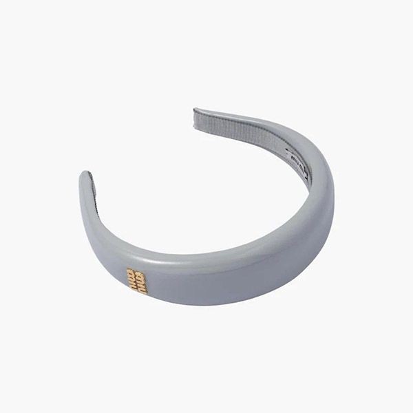 ミュウミュウ レザー ヘッドバンド カチューシャ 偽物5IH025_069_F0E18