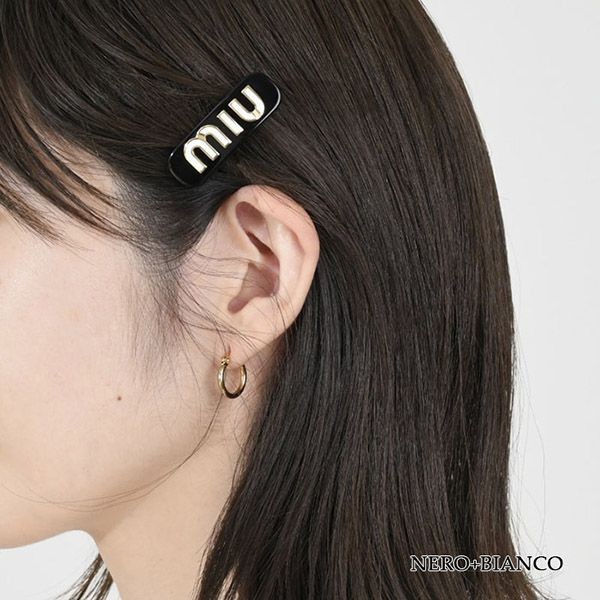 2024SSミュウミュウ コピー プレックスxメタル ヘアクリップ 5IF072 2F72