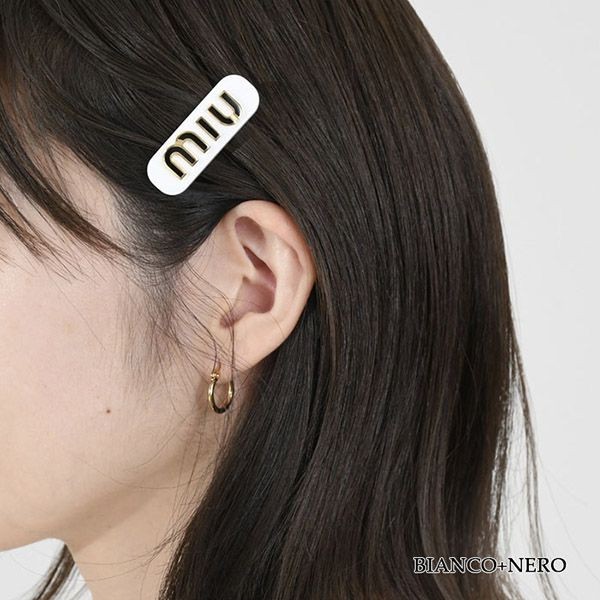 2024SSミュウミュウ コピー プレックスxメタル ヘアクリップ 5IF072 2F72