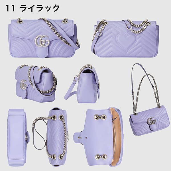 超希少！グッチ GGマーモント キルティング ショルダーバッグ 偽物 11色 443497 DTDIT 1000