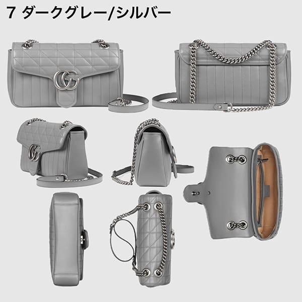 超希少！グッチ GGマーモント キルティング ショルダーバッグ 偽物 11色 443497 DTDIT 1000