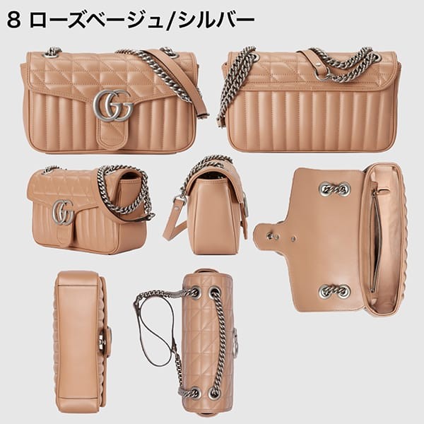 超希少！グッチ GGマーモント キルティング ショルダーバッグ 偽物 11色 443497 DTDIT 1000