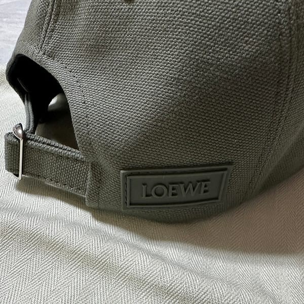 ロエベ 偽物 patch cap in canvas ベースボールキャップ 2色 lyw22341