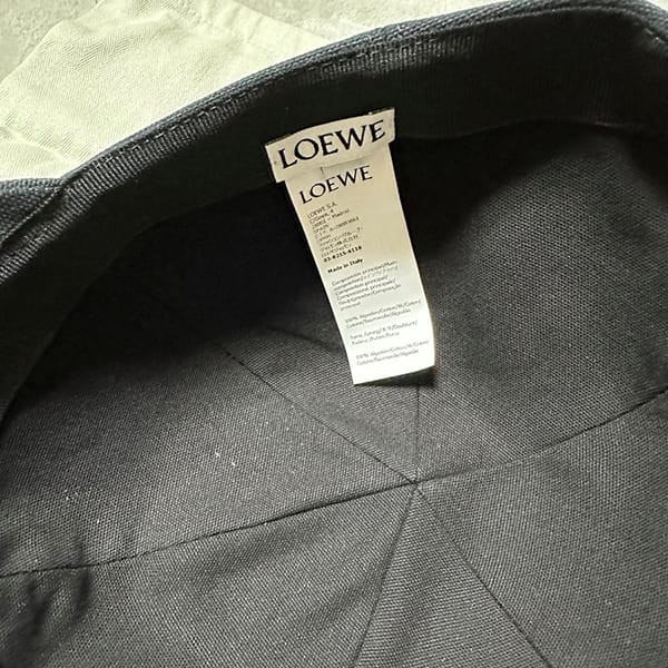 ロエベ 偽物 patch cap in canvas ベースボールキャップ 2色 lyw22341