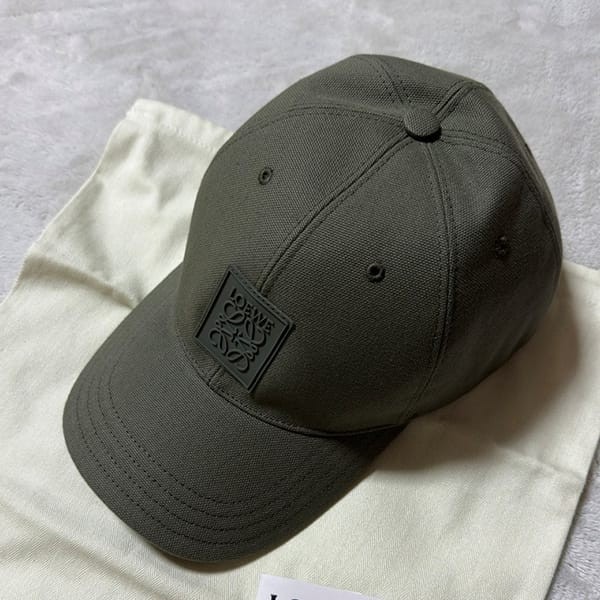 ロエベ 偽物 patch cap in canvas ベースボールキャップ 2色 lyw22341
