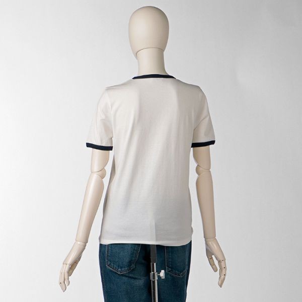 セリーヌ Tシャツ 偽物70’S ロゴ クルーネック ショートスリーブ2X36H 671Q 01MA
