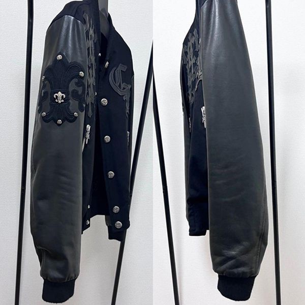 セレブ愛用中クロムハーツ レターマン ジャケット 偽物LETTERMAN JACKET 032118