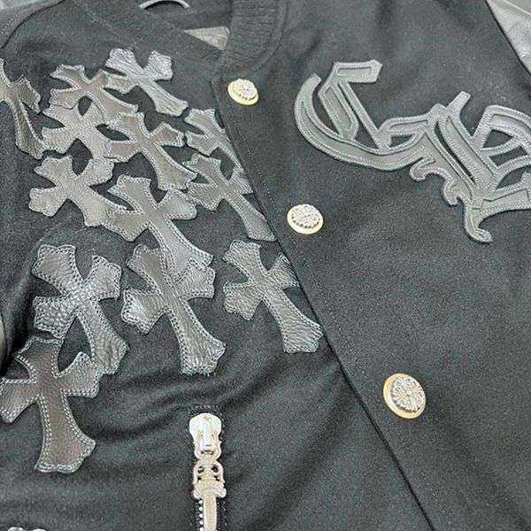 セレブ愛用中クロムハーツ レターマン ジャケット 偽物LETTERMAN JACKET 032118