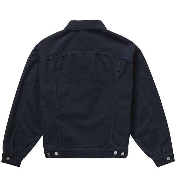 【シュプリーム x Stone Island】23FW デニム トラックジャケット 偽物 2色 spm21321