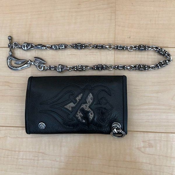 話題国内完売クロムハーツ トラヴィスワーカー コピーウォレットチェーン 財布030841
