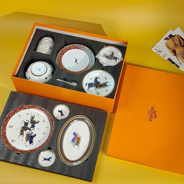 エルメス Cheval dOrient ベジタブル皿 逸品w24043053