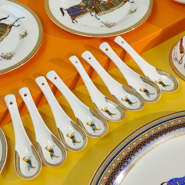 エルメス Cheval dOrient ベジタブル皿 逸品w24043053