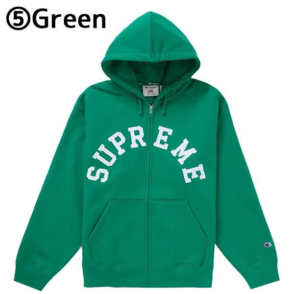 【シュプリーム Champion 偽物】24SS アーチロゴ スウェットパーカーsp05101