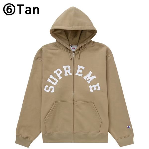 【シュプリーム Champion 偽物】24SS アーチロゴ スウェットパーカーsp05101