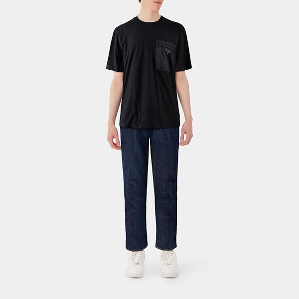 大人気!!新色!!プラダ Re-Nylon xジャージー Tシャツ N級品 UJN661