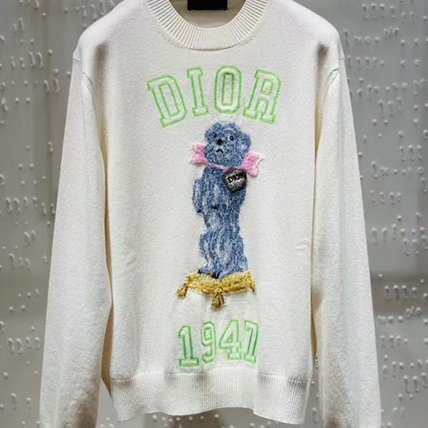 [通販]ディオール ロゴ入り Bobby セーター 偽物 2色 483M645AT460_C580