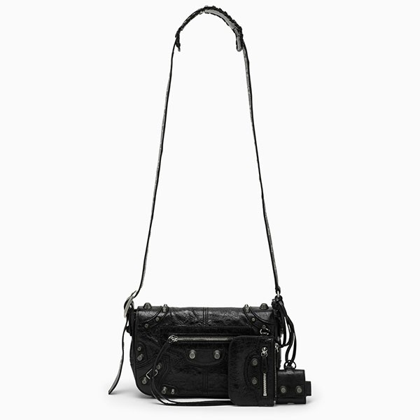 バレンシアガ ブラック激安 Le Cagole フラップ XSバッグ 719082210KR