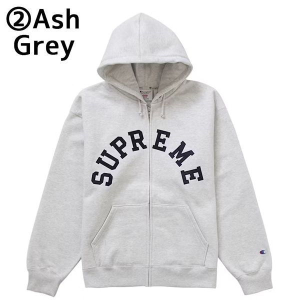 【シュプリーム Champion 偽物】24SS アーチロゴ スウェットパーカーsp05101