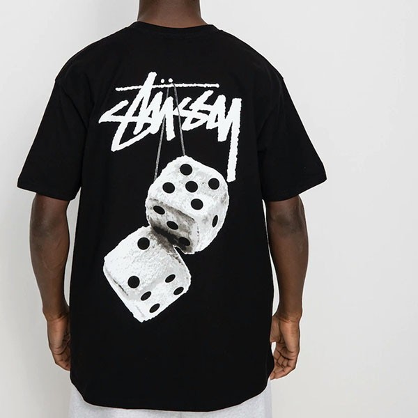 ステューシー ダイス tシャツ 偽物 FUZZY DICE TEE 半袖