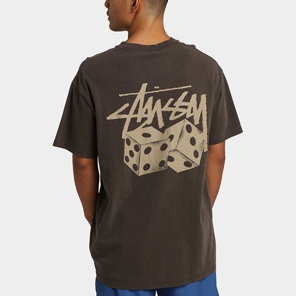 ステューシー ダイス tシャツ 偽物 FUZZY DICE TEE 半袖