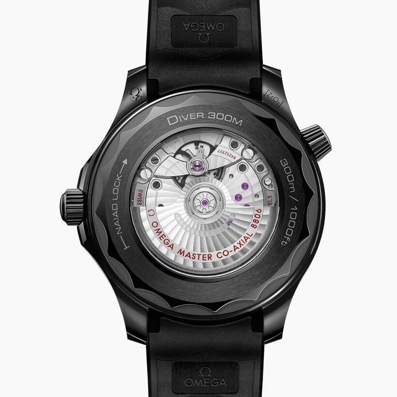 オメガ シーマスター ダイバー 300M コーアクシャル マスタークロノメーター 210.92.44.20.01.003 SSxラバー AT 黒文字盤