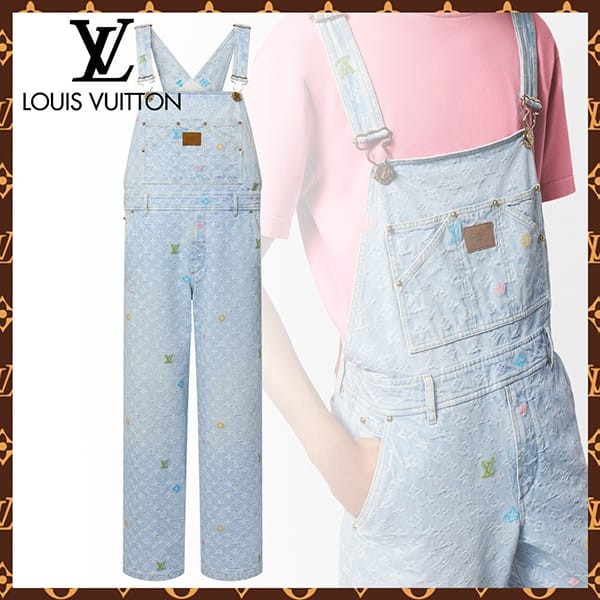 ルイヴィトン モノグラムデニムダンガリー スーパーコピー lv121366