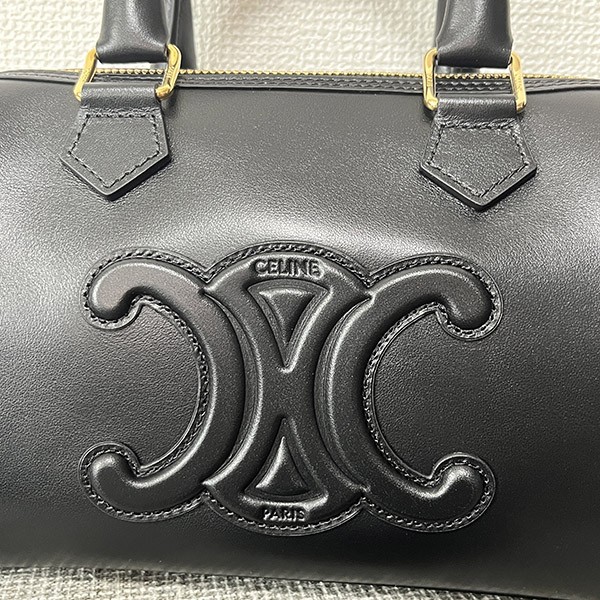 2024SSセリーヌ Cuir Triomphe スモールボストンバッグ 激安 113773DU3.38NO