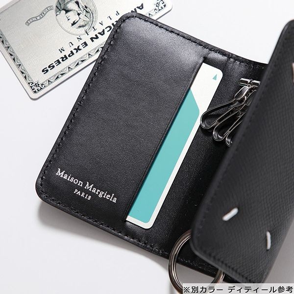 この上なく上品☆メゾンマルジェラ 11 キーケース 偽物 sa3ua0001 p4455 レザー 6連