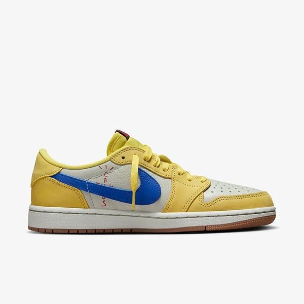 上品高見え■トラヴィス カナリー 偽物 x ナイキ jordan 1 retro low  dz4137-700