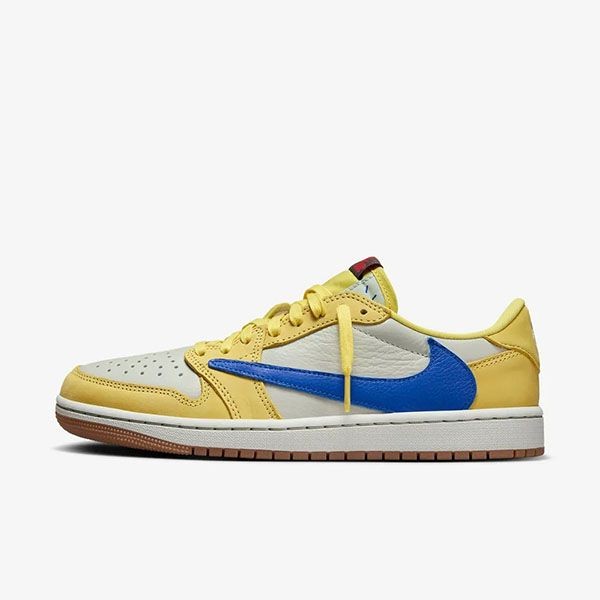 上品高見え■トラヴィス カナリー 偽物 x ナイキ jordan 1 retro low  dz4137-700