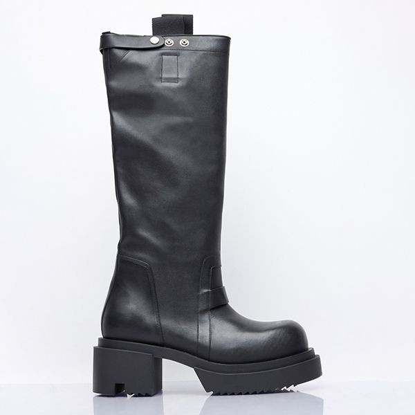 [レディース] リックオウエンス レザー ロングブーツ スーパーコピー ru02d6834loo09